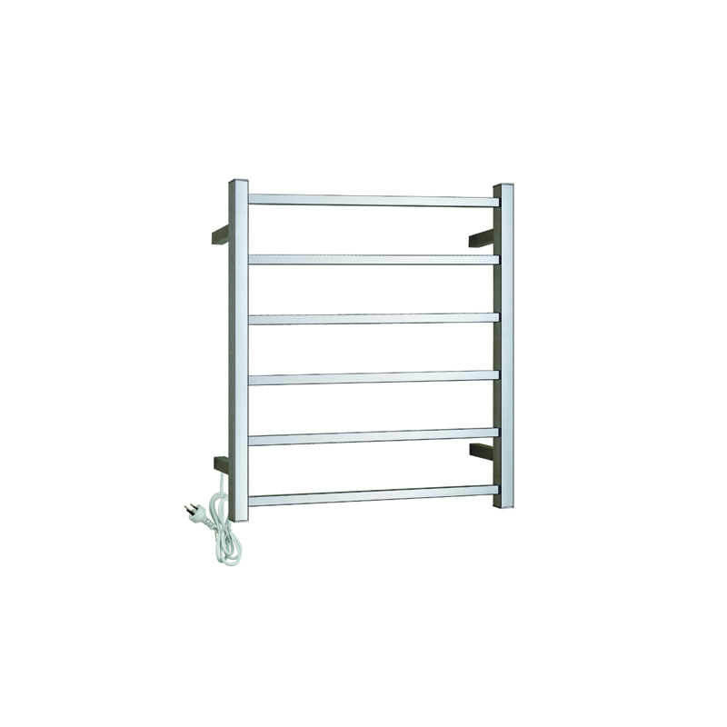 Electric Heated Towel Rack Wall Mounted Style Towel Warmer Rails 304 Stainless Steel CS06-01/02