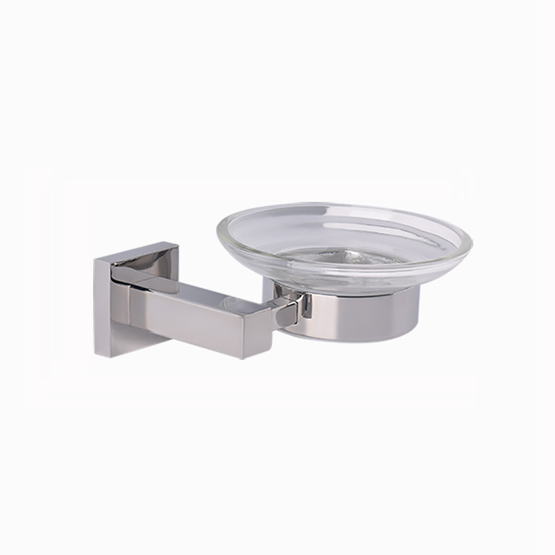Wall-Mounted Square seat 304 Stainless Steel Soap Dish for Bathroom JD08