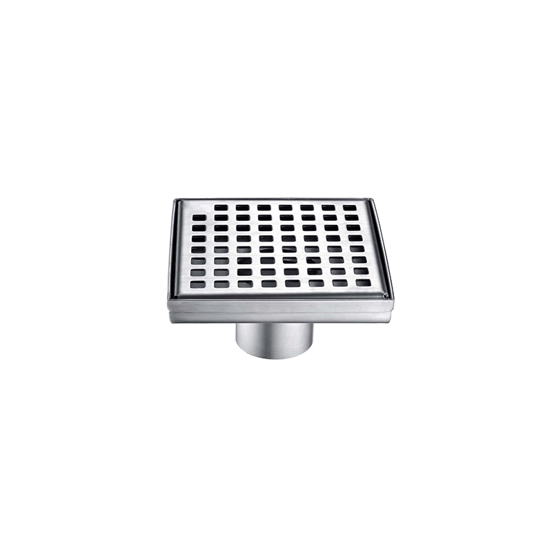 Stainless Steel 304 Shower Floor Drain for Bathroom,Square Pattern Grate ZLB-01-05