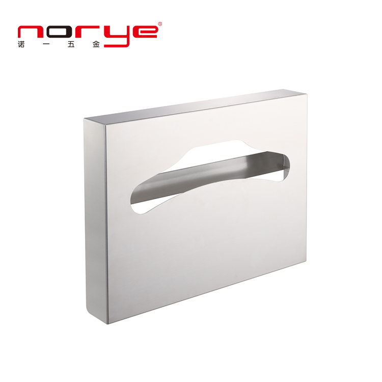 Professional Fold Toilet Seat Cover Paper Holder Dispenser 304 Stainless Steel Bathroom Paper NA01